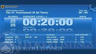 <PokerListings Tournament Clock