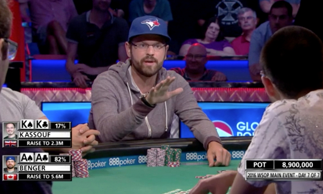 Benger, Kassouf Look Back on Most-Watched Hand of 2016 WSOP