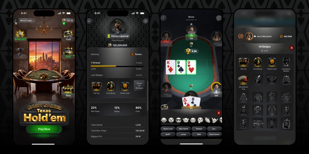 Appeak Poker Redesign