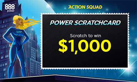 Last Week to Scratch for $100k with 888poker Action Squad!