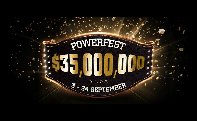 partypoker Reloads Powerfest for September with $35m Guaranteed