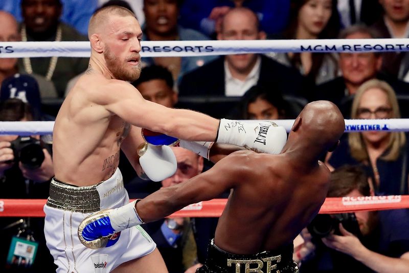 Boxing match Floyd Mayweather vs Conor McGregor