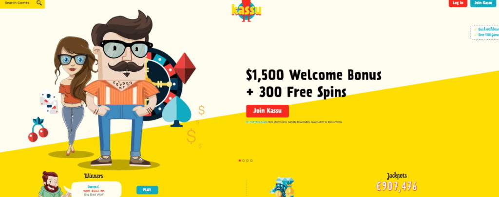 Kassu-Casino-Homepage