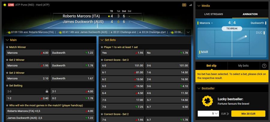 Dobet live betting odds overnight sports betting lines