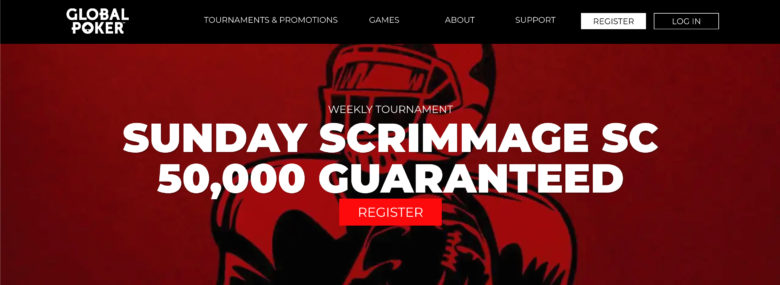 Global Poker weekly tournaments