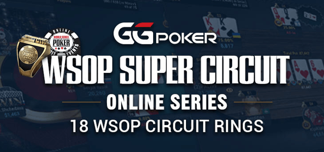 WSOP Super Circuit online series - 18 bracelets