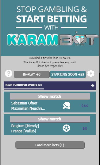 KaramBot - Karamba predictions , tips, stats