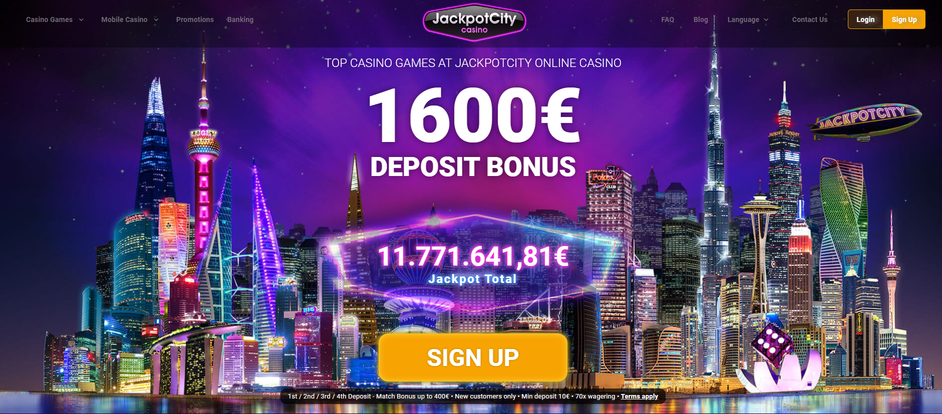 JackpotCity Casino Review 2024