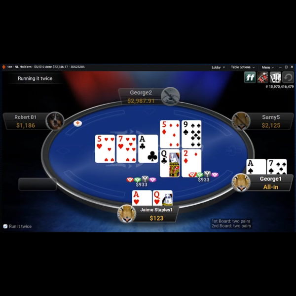 partypoker run it twice