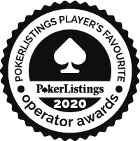 Players favorite badge - Pokerlistings operator awards