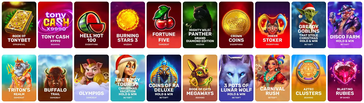 TonyBet Casino slots