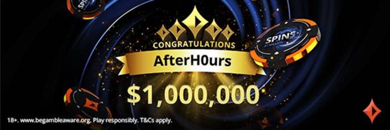 Player on partypoker wins $1,000,000 in single SPINS tournament