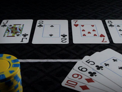 Omaha Poker Hand