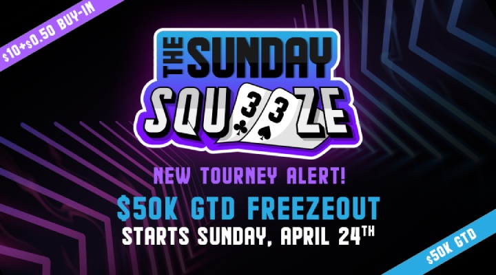 The $50,000 Sunday Squeeze – Enjoy the Freezeout Format at Americas Cardroom
