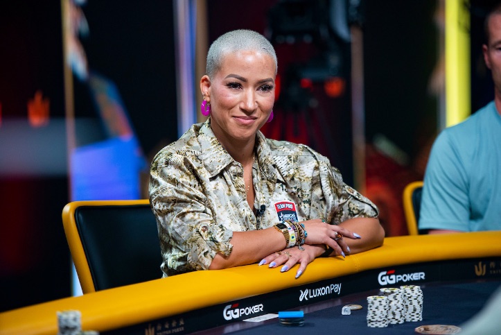 Ebony Kenny in triton poker cyprus