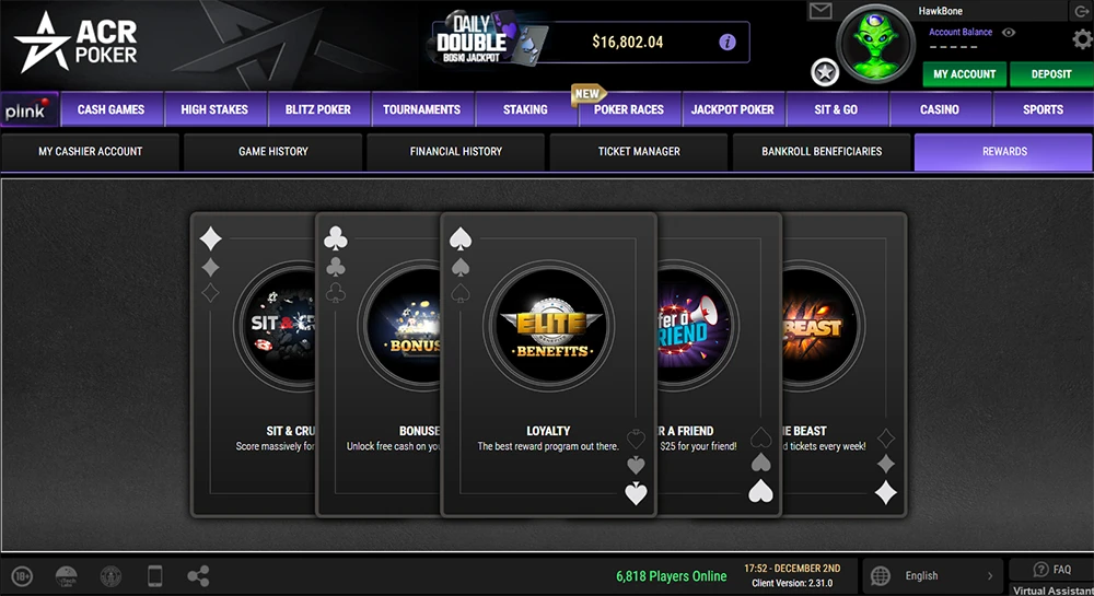 ACR Poker Sit and Crush