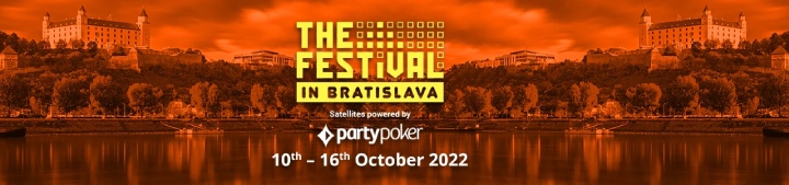 There’s Still Time to Win a €1,500 Package for The Festival Bratislava at partypoker!
