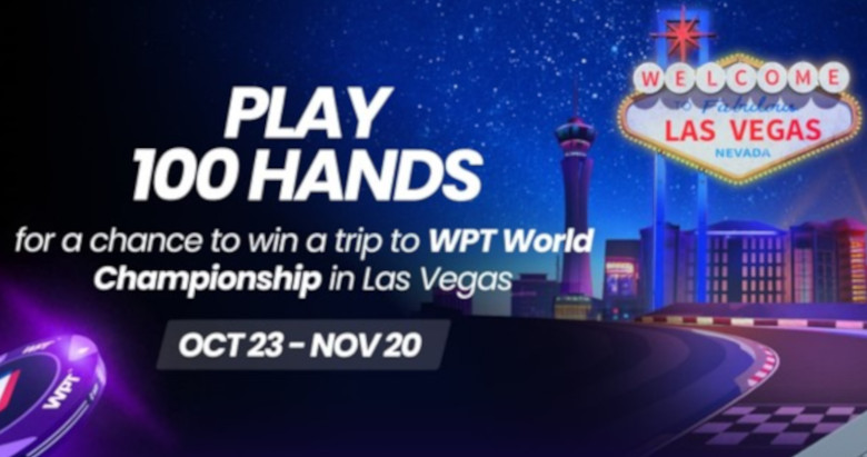 Play 100 Hands – Win a Trip to Las Vegas