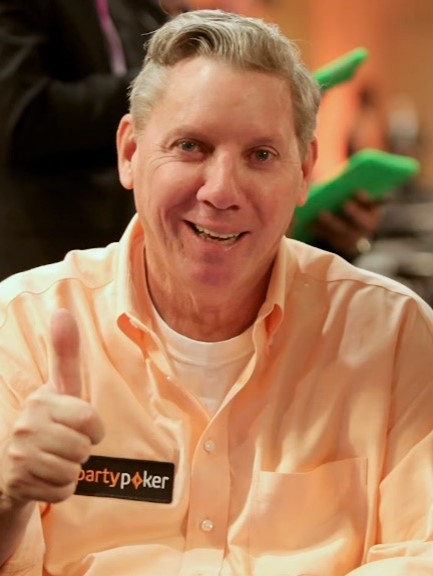 The well-known poker host Mike Sexton.