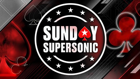 Sunday Supersonic at PokerStars.