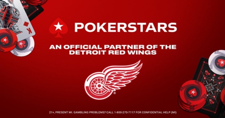 First-Ever Deal of Its Kind Sees PokerStars and Detroit Red Wings Team Up