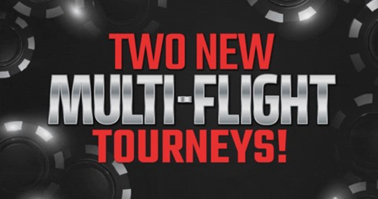 Americas Cardroom new Multi-flight tourneys.