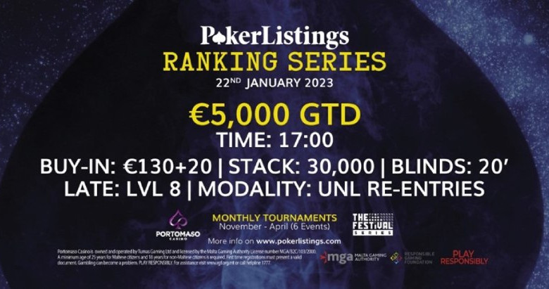 Have Some Poker Fun in the Sun in Our PokerListings Ranking Series at the Portomaso Casino, Malta