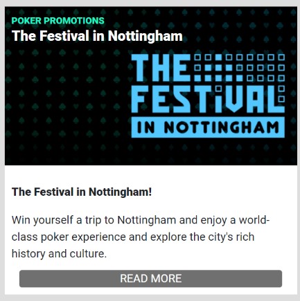 The Festival Nottingham promotions.