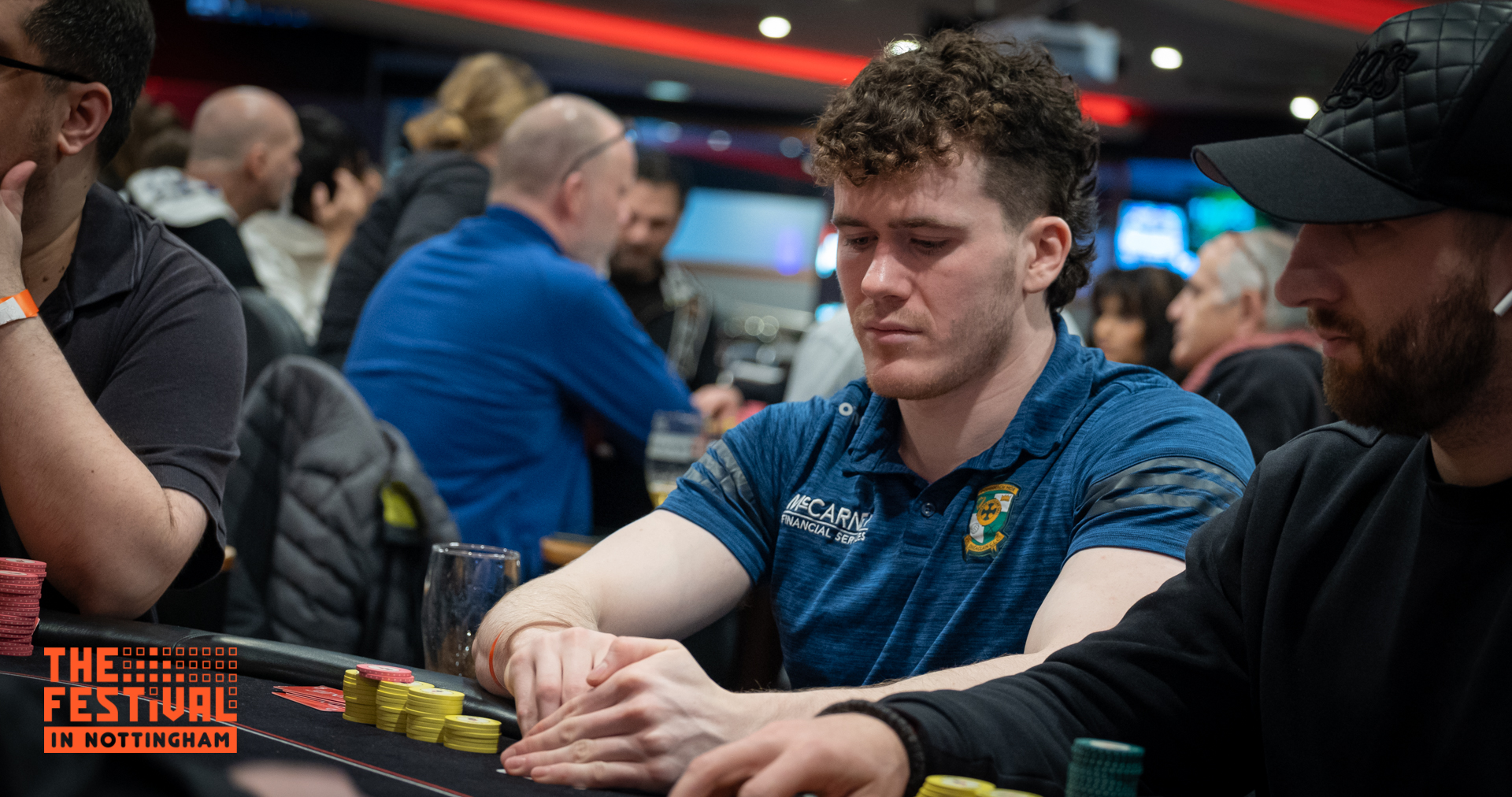 Main Event – Down to Six tables – Going Rock Solid