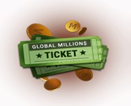 GGPoker Global MILLIONS Ticket.