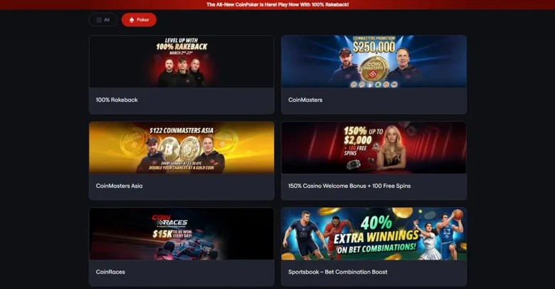 CoinPoker Promotions Page