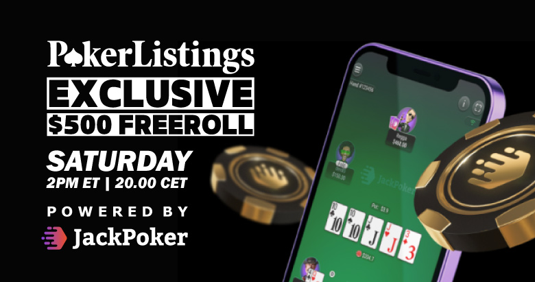 JackPoker Freeroll in Collaboration With PokerListings