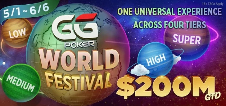 New King of Online Poker Series Enters the Arena – GGPoker $200M GTD World Festival!