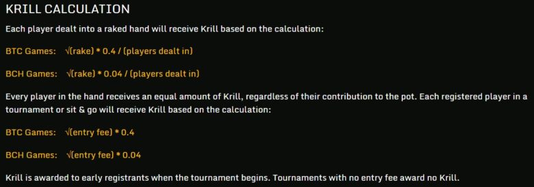 SwC Poker Krill Calculations