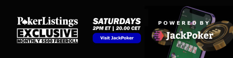 PokerListings Exlcusive JackPoker $500 Freeroll.