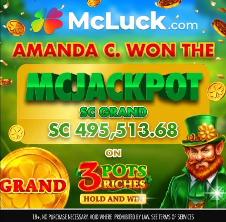 McLuck Jackpot 3 Pots Riches Hold and Win