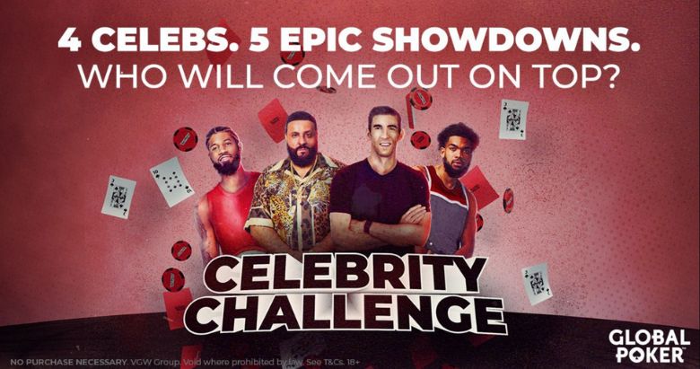 Play Against the Stars in Global Poker Celebrity Challenge!