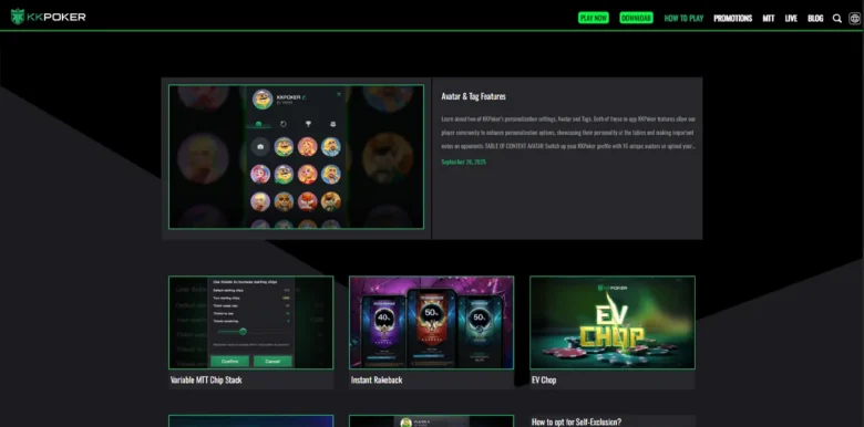 KKPoker How to Play page