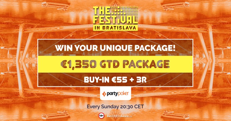 Qualify With partypoker for The Festival Series Bratislava 2023