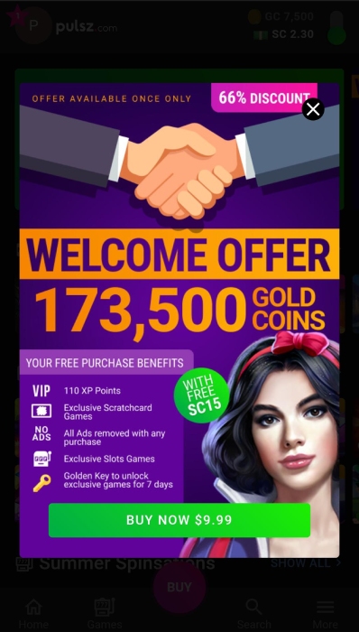Pulsz Welcome Offer