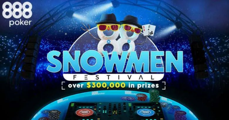 A Storm is Coming With the 888poker $300K GTD Snowmen Festival!