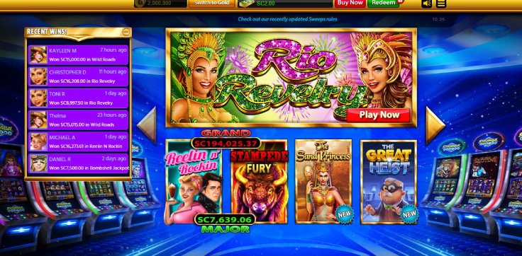 Chumba Casino Homepage