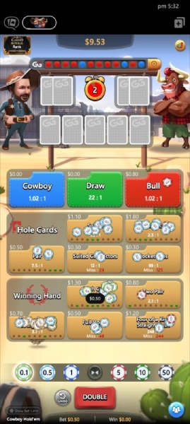 GGPoker Cowboy Hold'em casino poker game