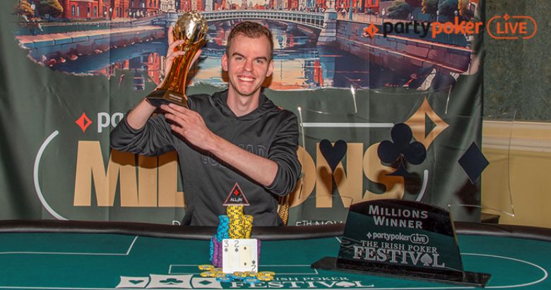 Michel Molenaar Brings the partypoker MILLIONS Main Event Trophy Home to the Netherlands!