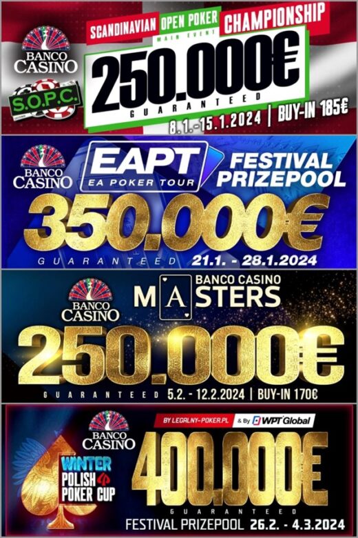 Banco Casino Events 2024