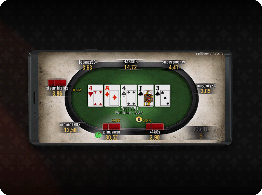 Online poker room for Android users