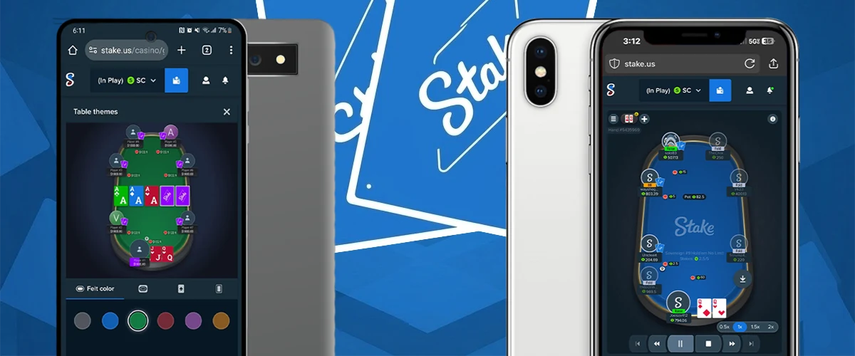 Stake.US Poker Mobile Gaming