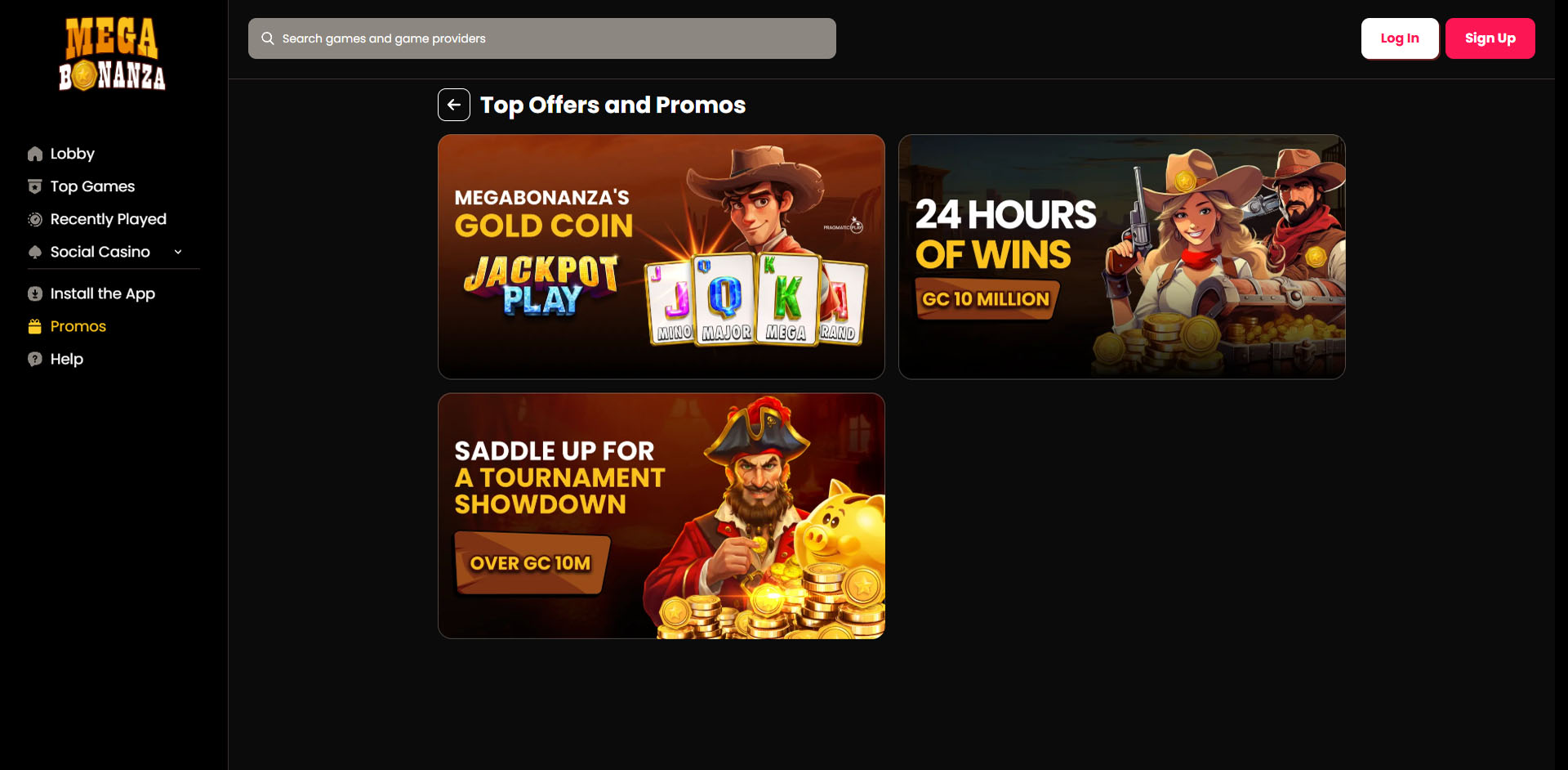 Mega Bonanza Casino Top Offerts & Promotions