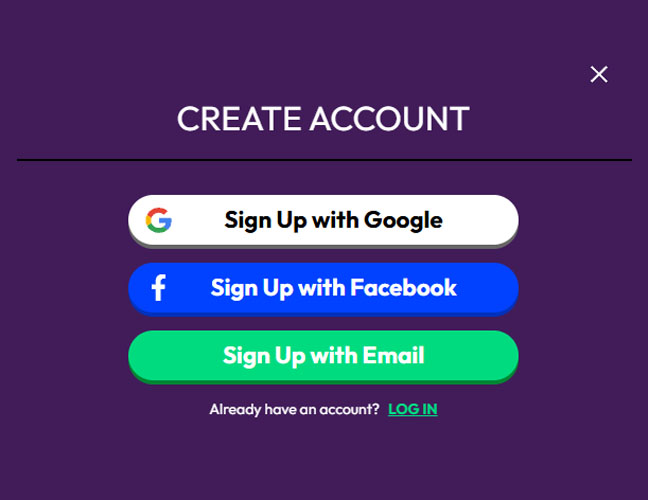 Choose Your Registration Method: