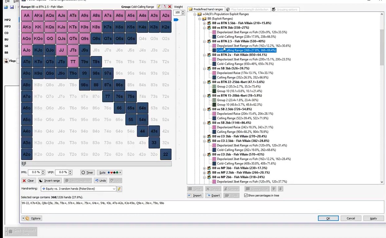 Equilab Range Selection Tool